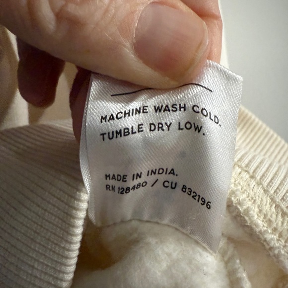 Pact Cream Recycling Sweatshirt Medium Preowned - Picture 3 of 5